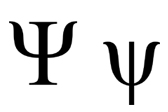 23rd Greek letter - psi.