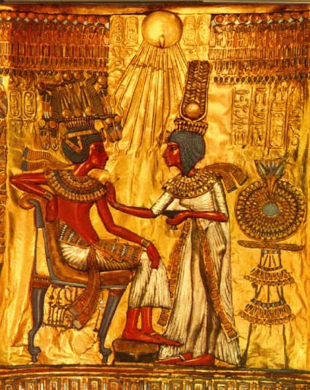 Hermes Trismegastis on a Throne