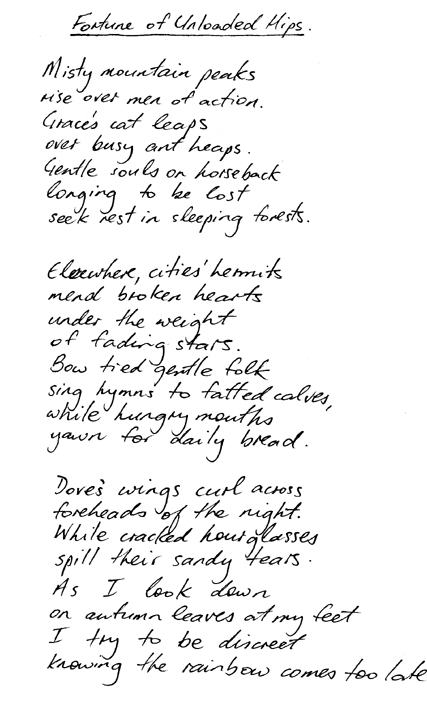 Fortune of Unloaded Hips